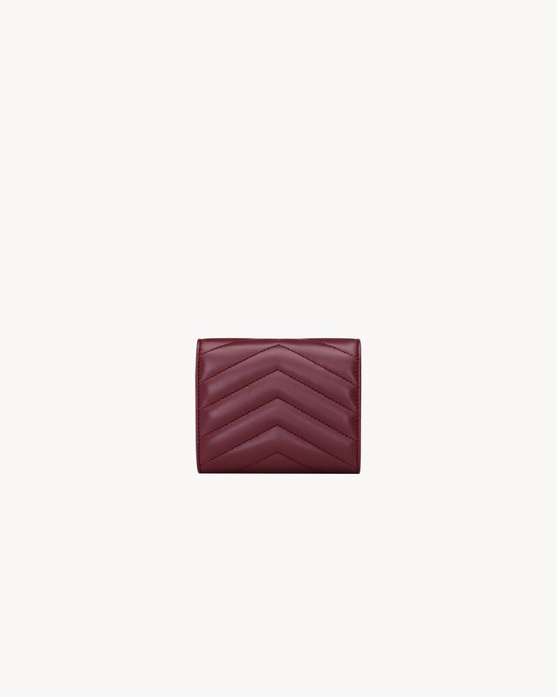 Cartera de múltiples compartimentos Cassandre de piel de cordero