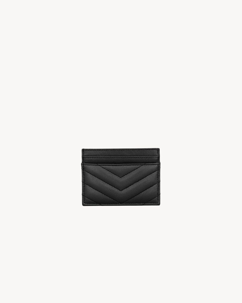 CASSANDRE MATELASSÉ card case in grain de poudre leather