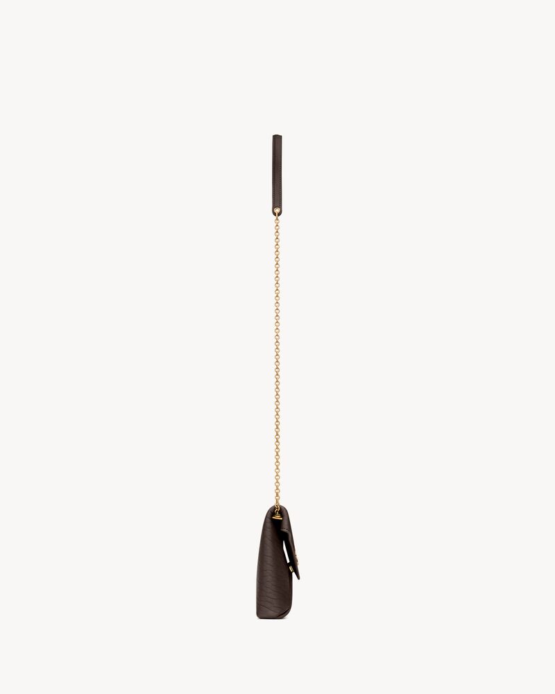 CASSANDRE small chain pouch in lambskin
