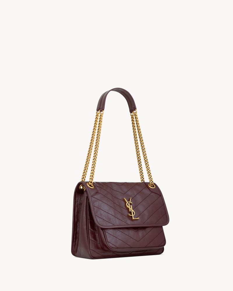NIKI medium in vintage leather in Bordeaux | Saint Laurent | YSL EN-JP
