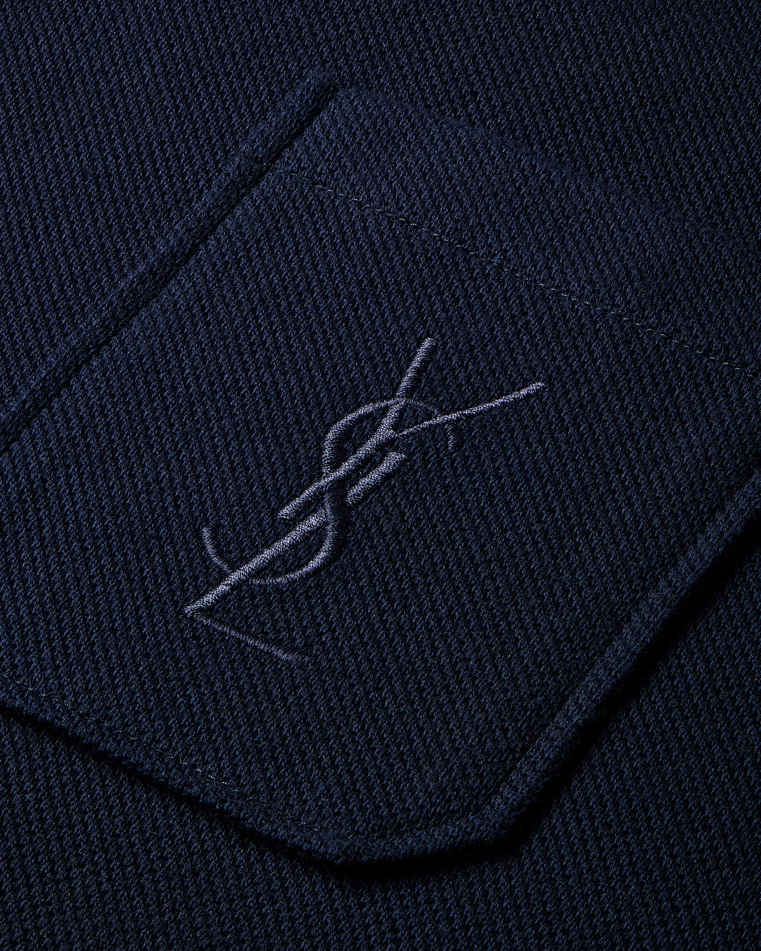 CASSANDRE polo in cotton piqué