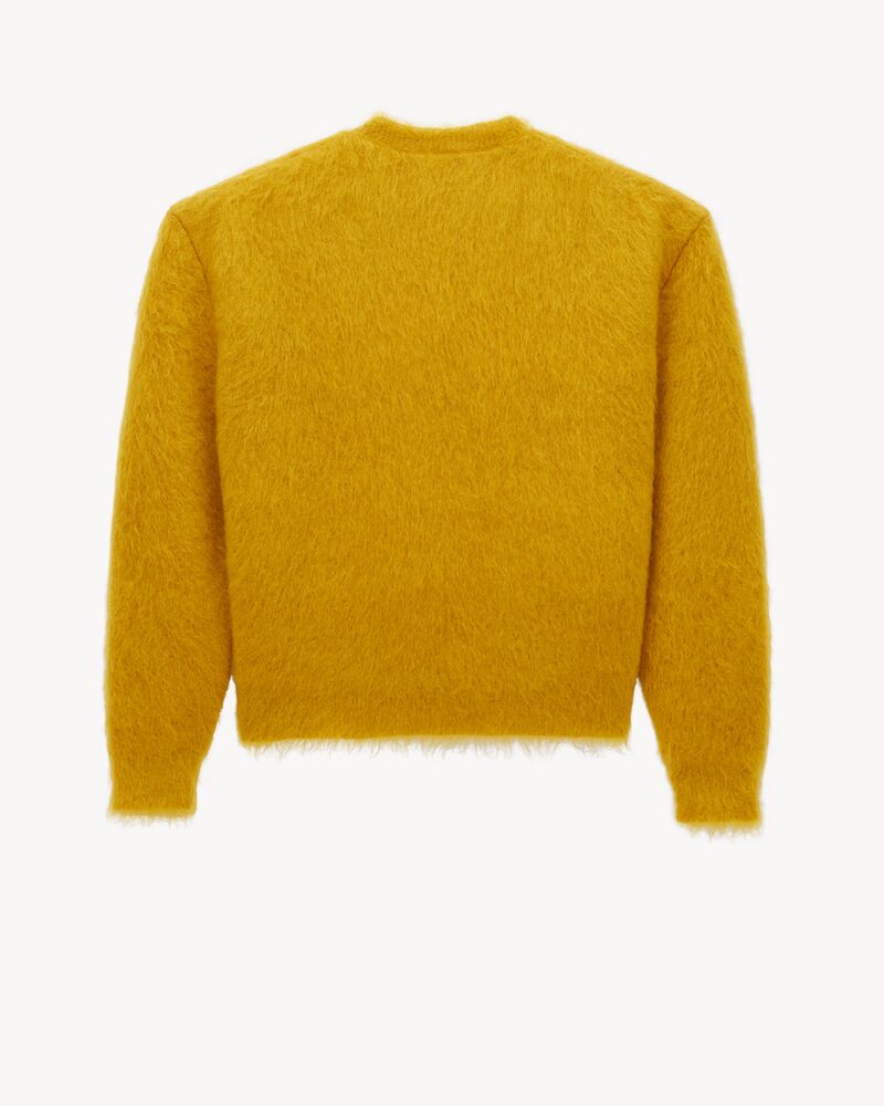 sweater in brushed knit