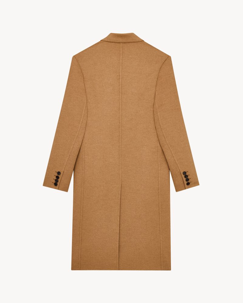 coat in double-face wool and cashmere felt
