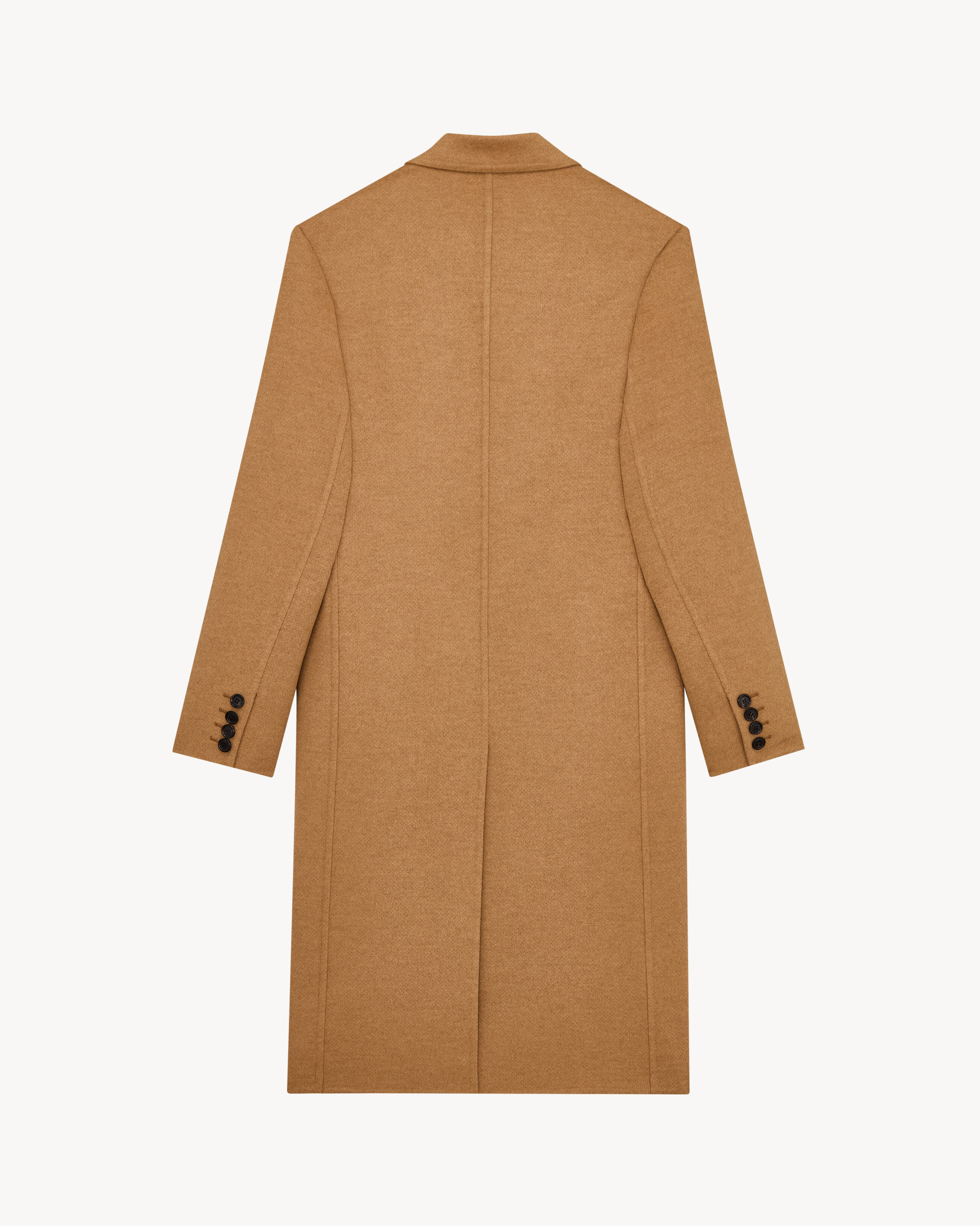 coat in double-face wool and cashmere felt