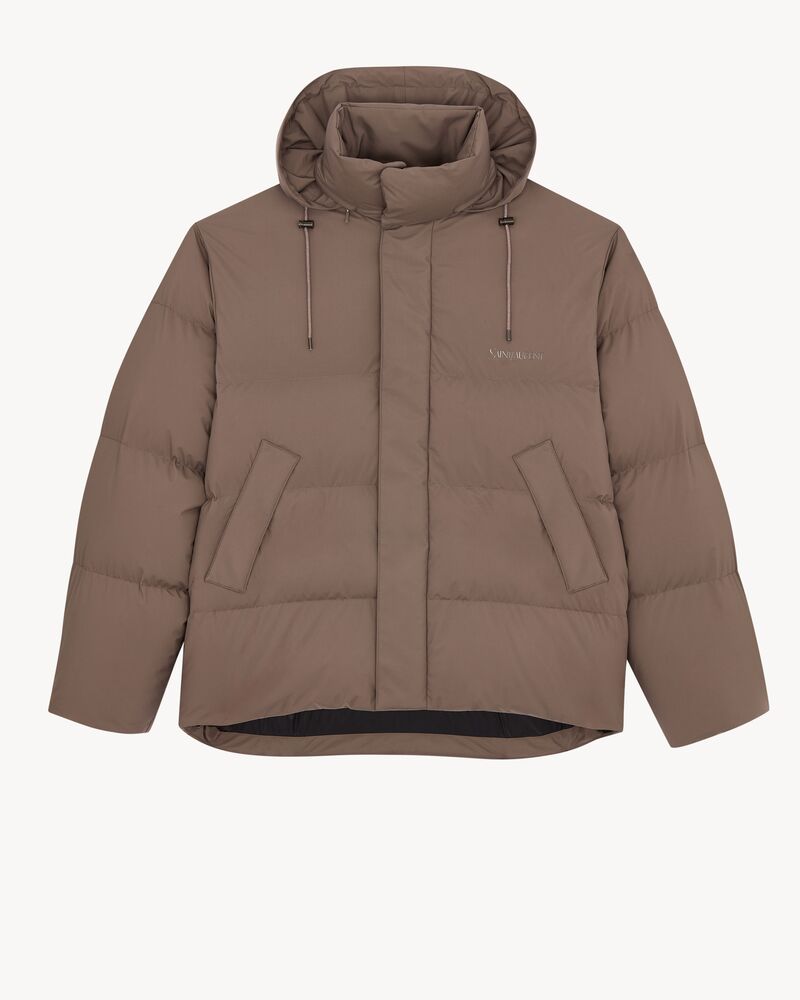 DOWN PUFFER JACKET IN WATER-REPELLENT CANVAS