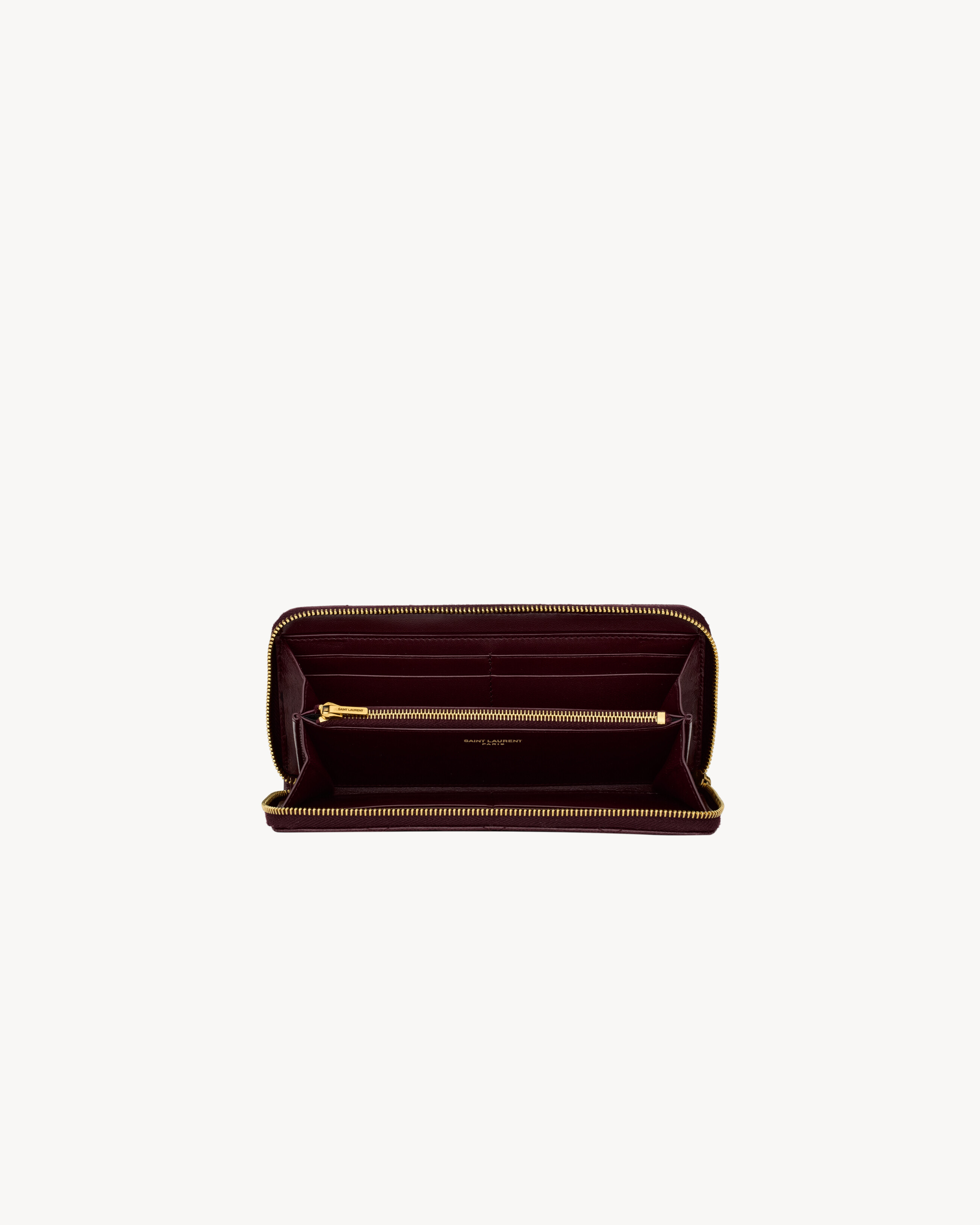 CASSANDRE BIJOU zip wallet in GRAIN DE POUDRE leather