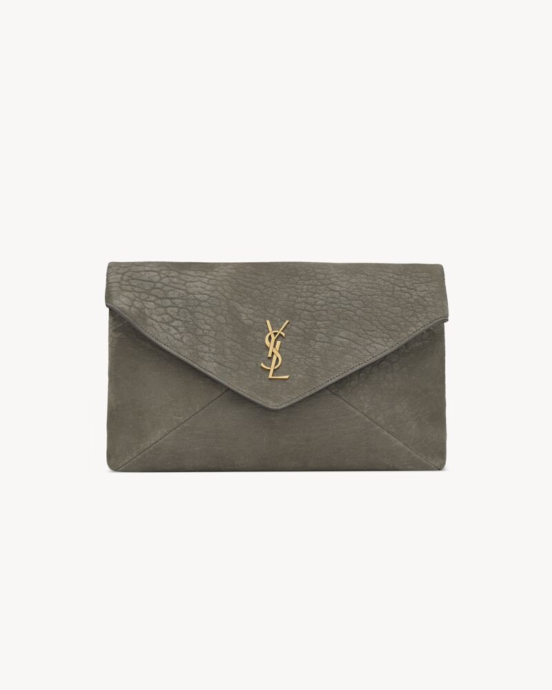 CASSANDRE large envelope pouch in nubuck