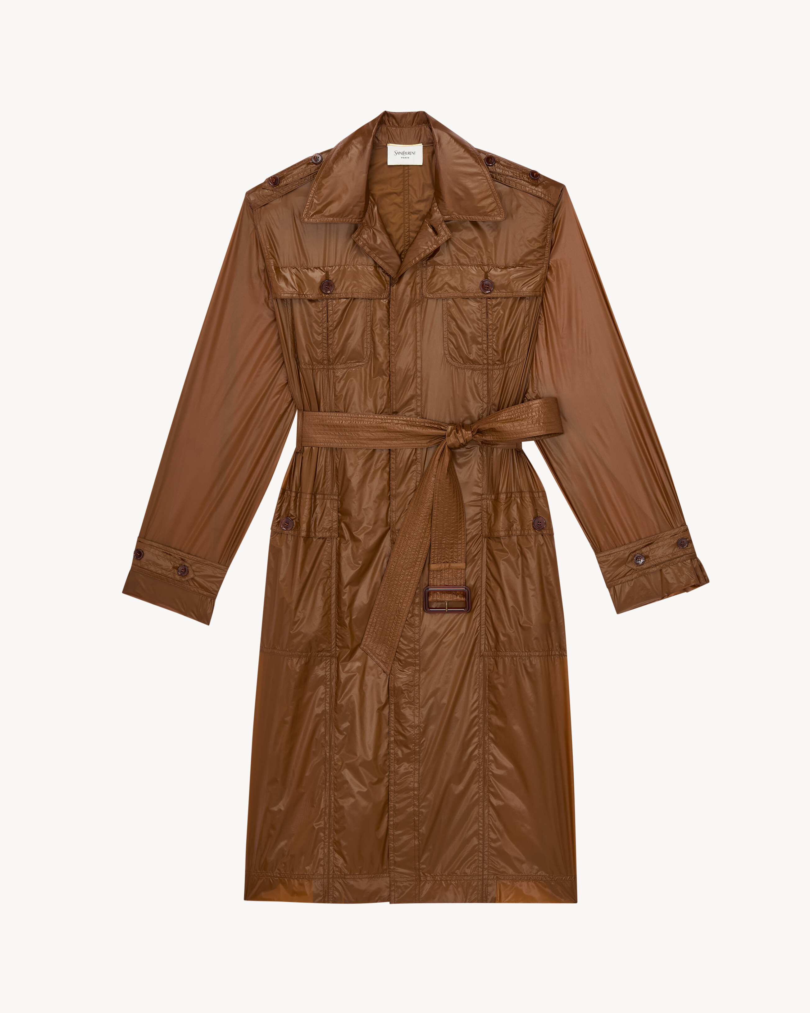 saharienne trench coat in nylon