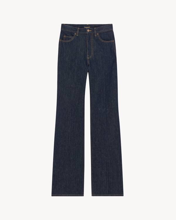 70's ジーンズ（ダークナイトブルーデニム） ブルー | Saint Laurent