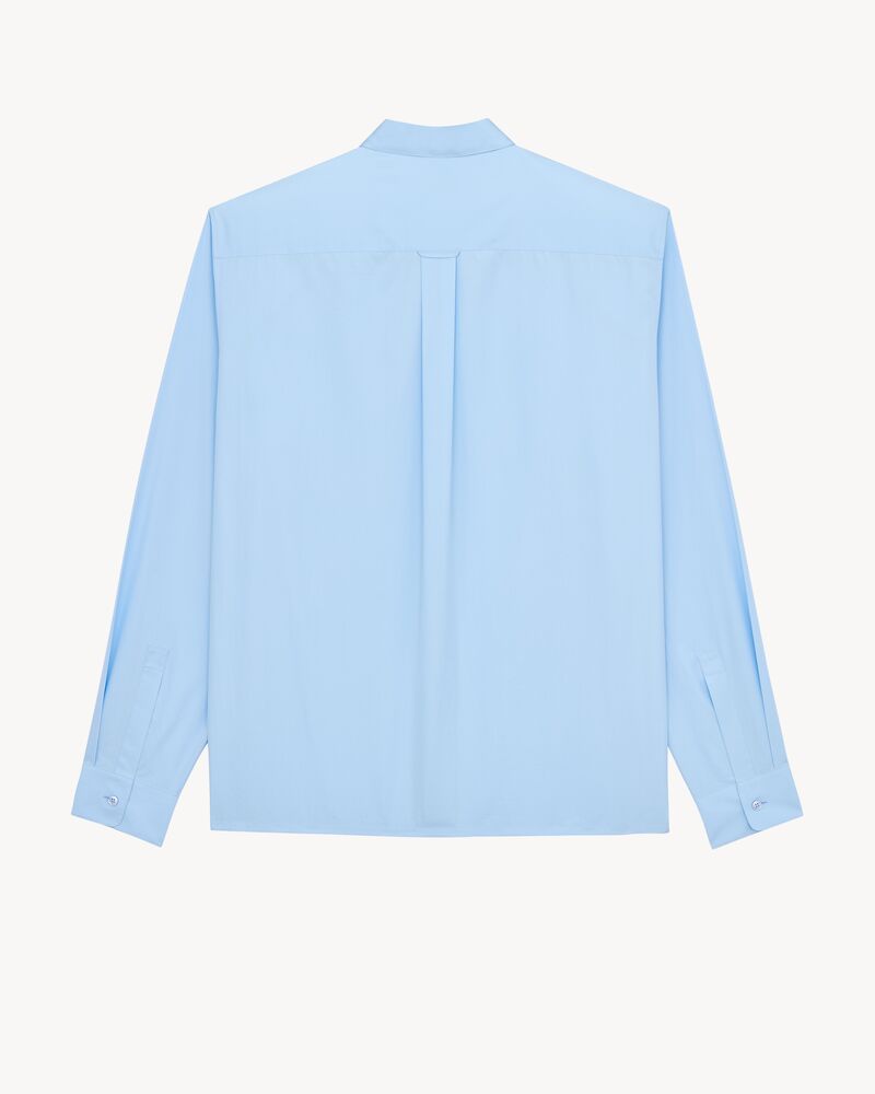 shirt in cotton poplin