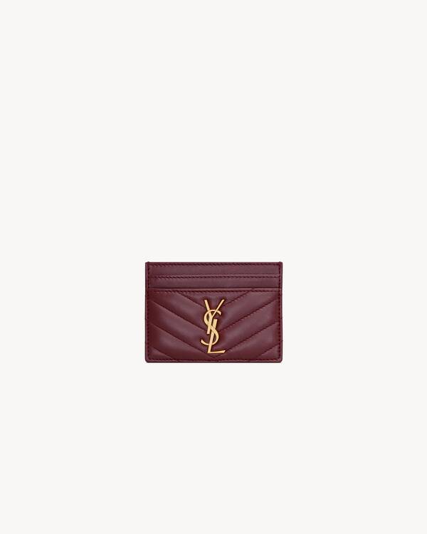 CASSANDRE card case in lambskin