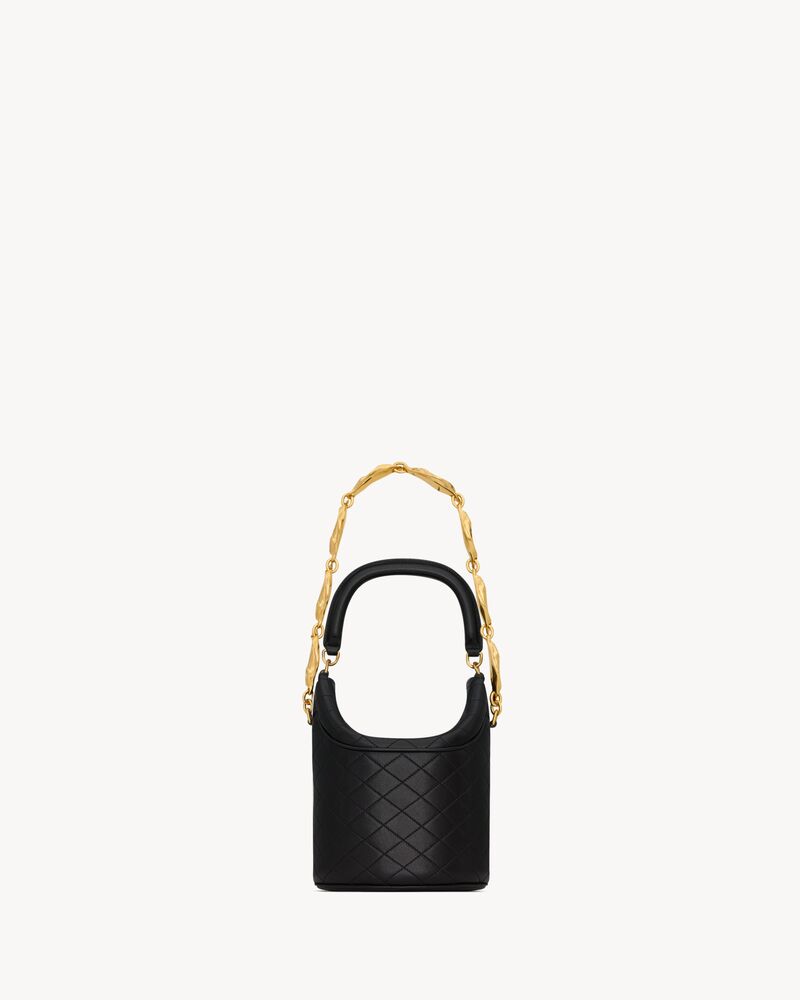 GABY BUCKET BAG IN LEATHER