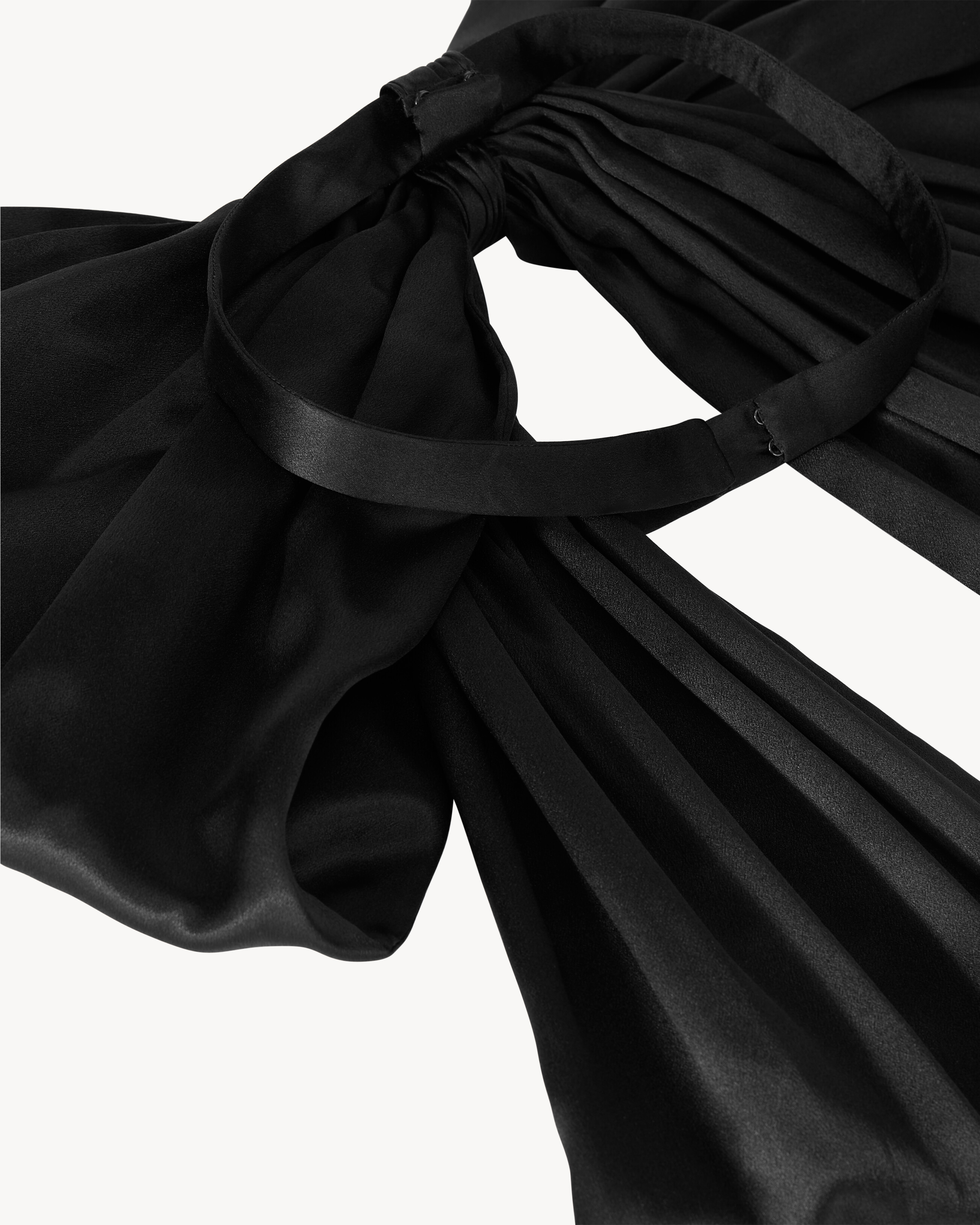 실크 크레이프 모슬린 소재 레이스 롬퍼