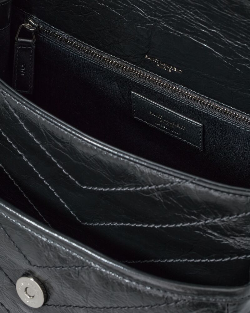 NIKI medium in vintage leather in Black | Saint Laurent | YSL EN-US