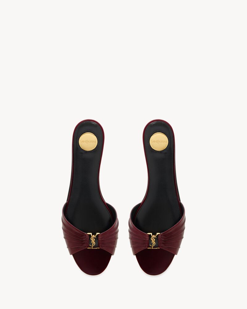 BABYLONE slides in smooth leather