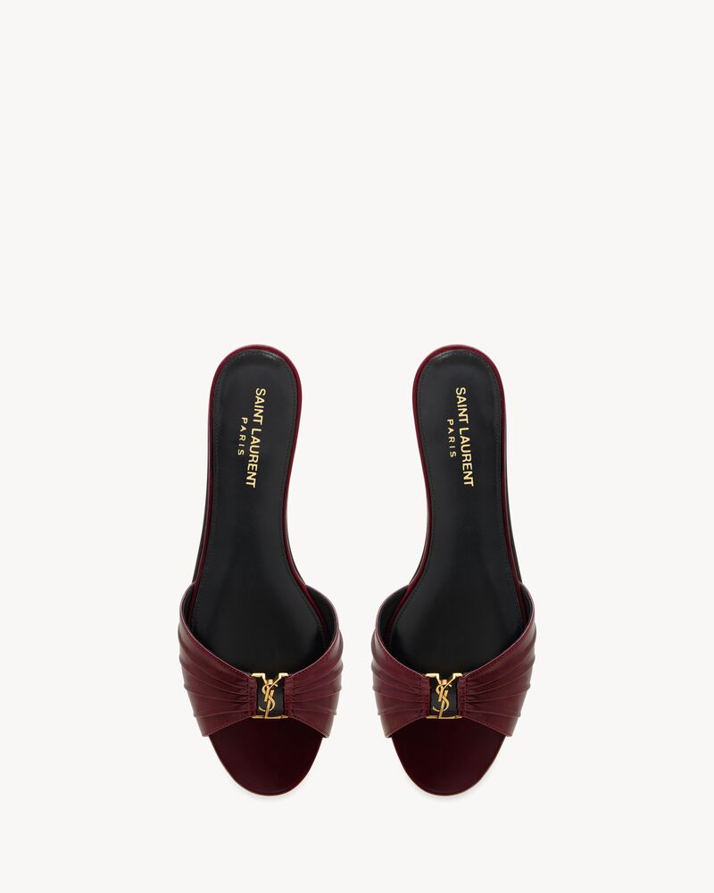 BABYLONE slides in smooth leather