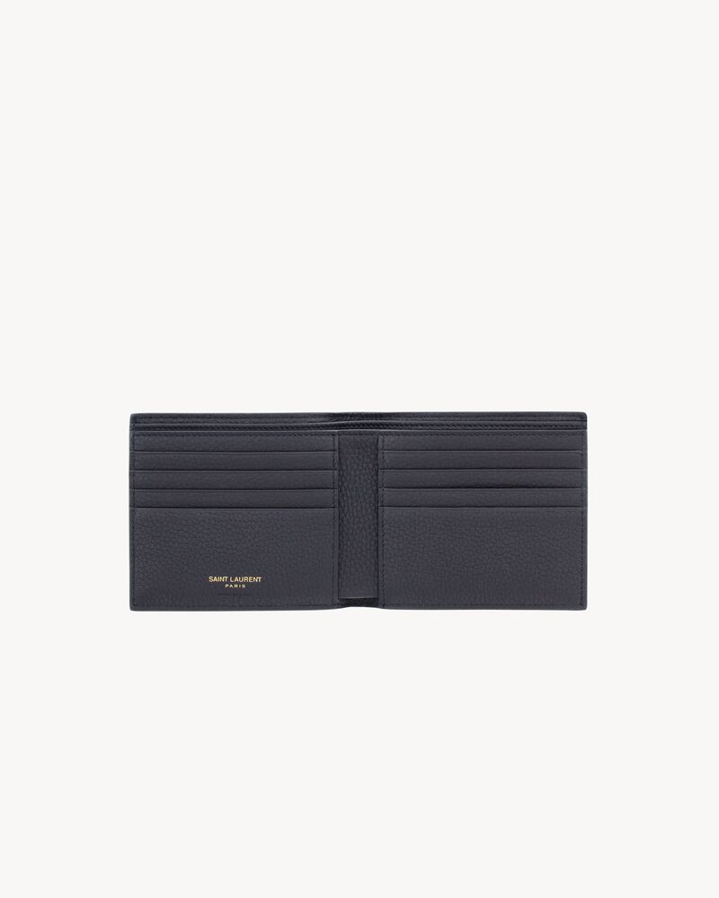 TINY CASSANDRE East/West wallet in grained leather