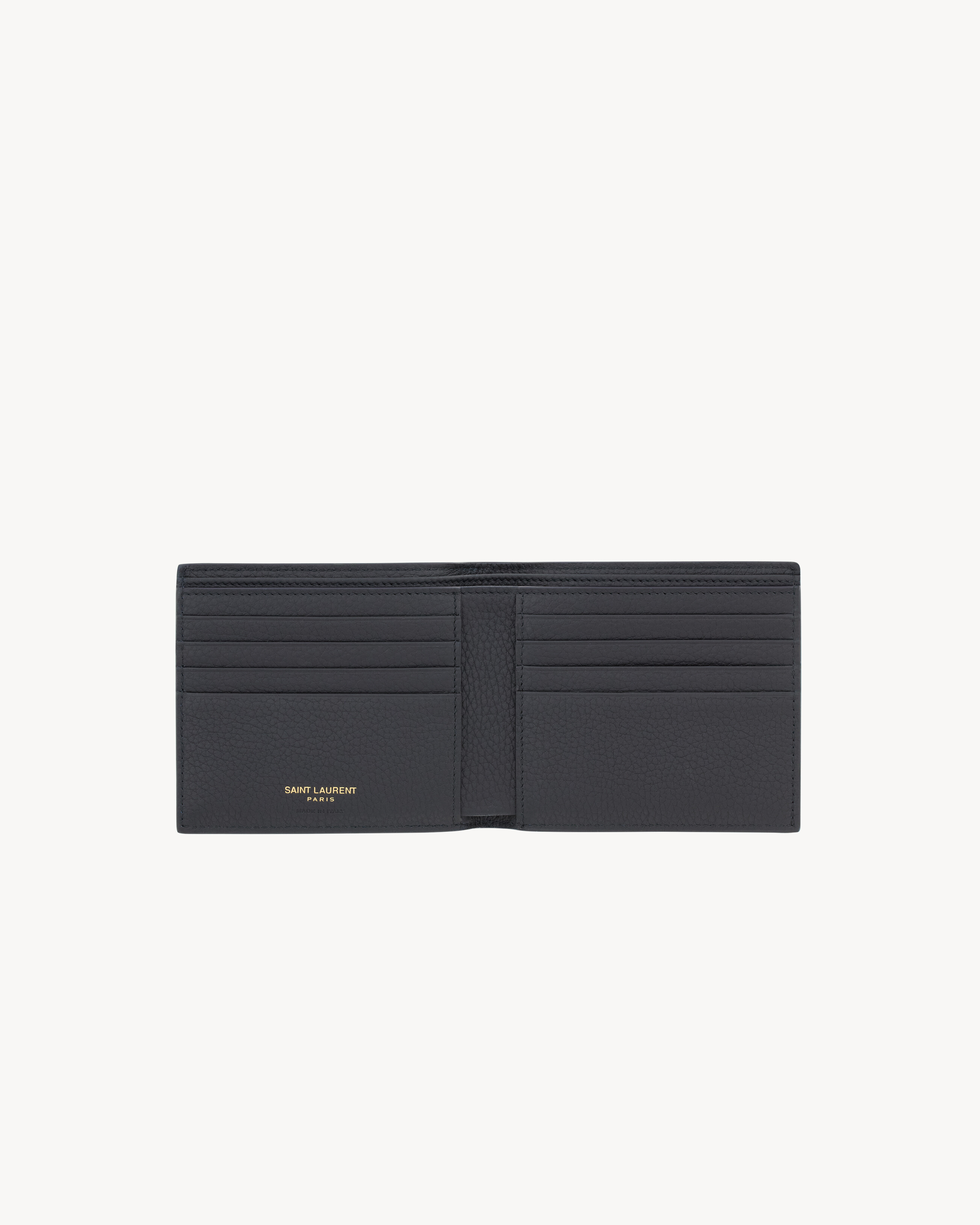 TINY CASSANDRE East/West wallet in grained leather