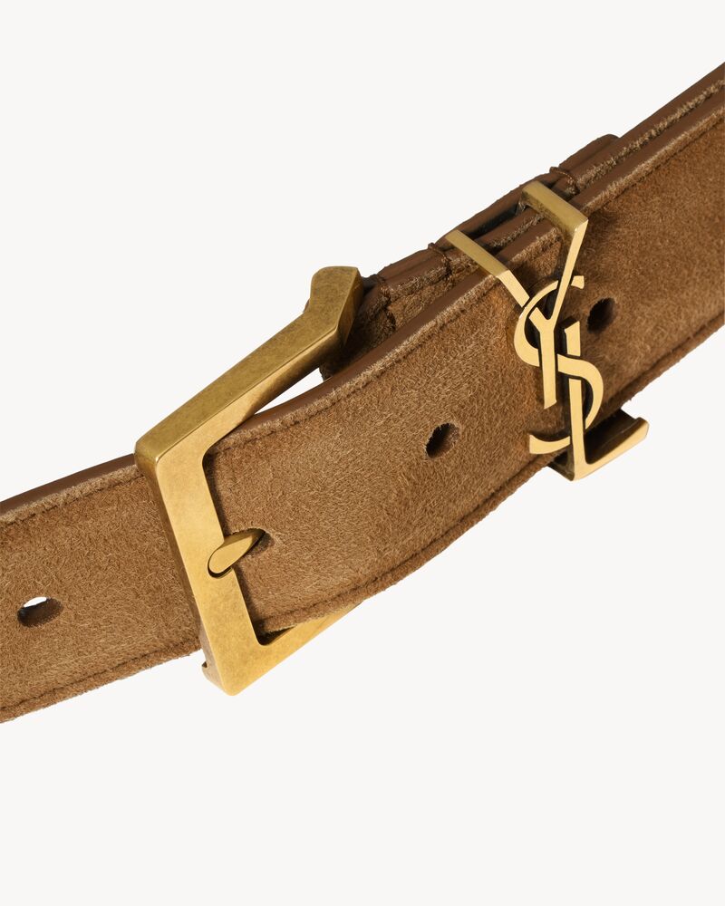 CASSANDRE VADIM belt in suede