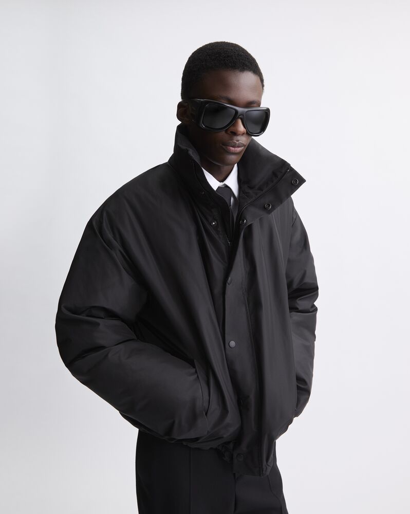 CASSANDRE puffer jacket in silk taffeta