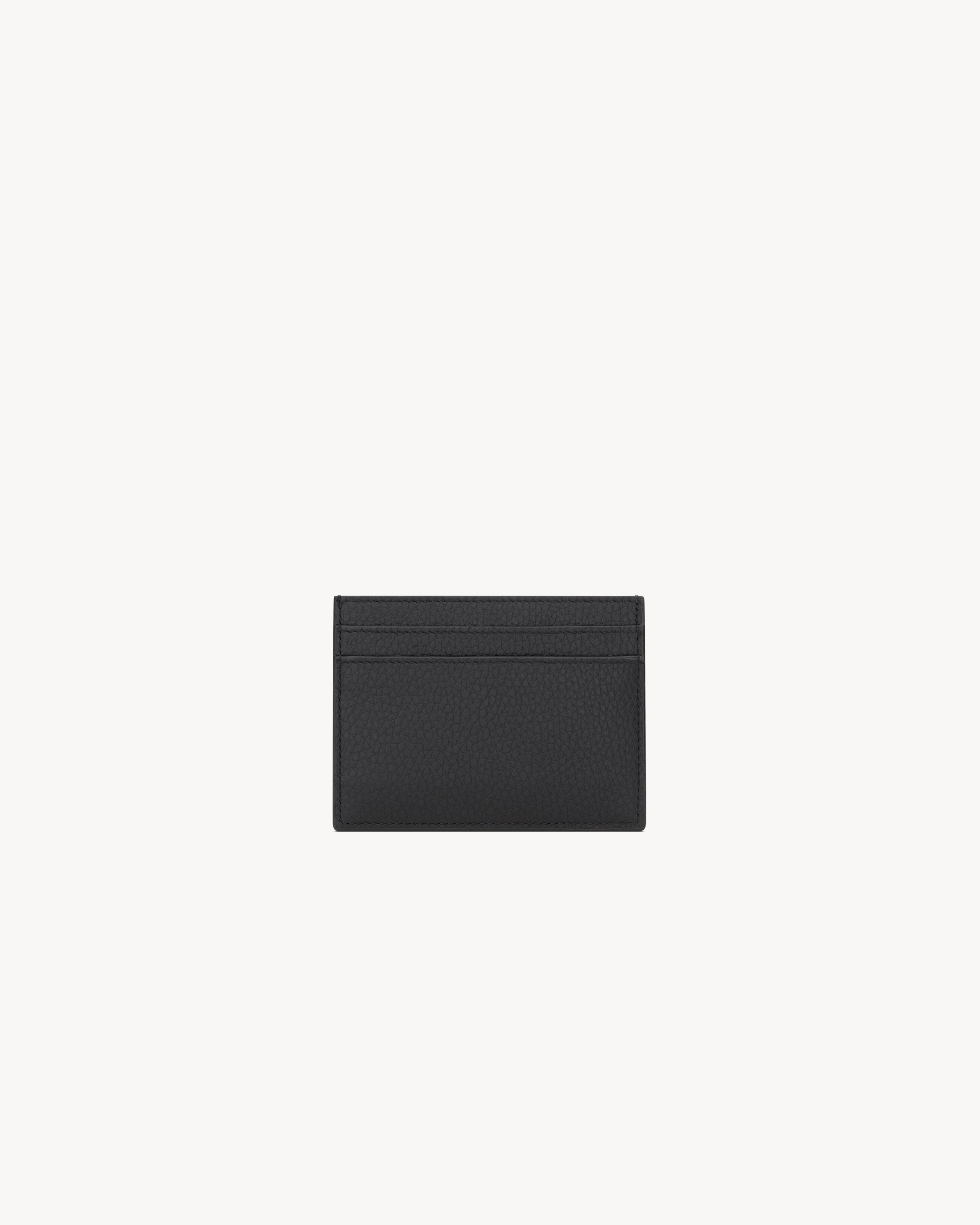 TINY CASSANDRE card case in grained leather