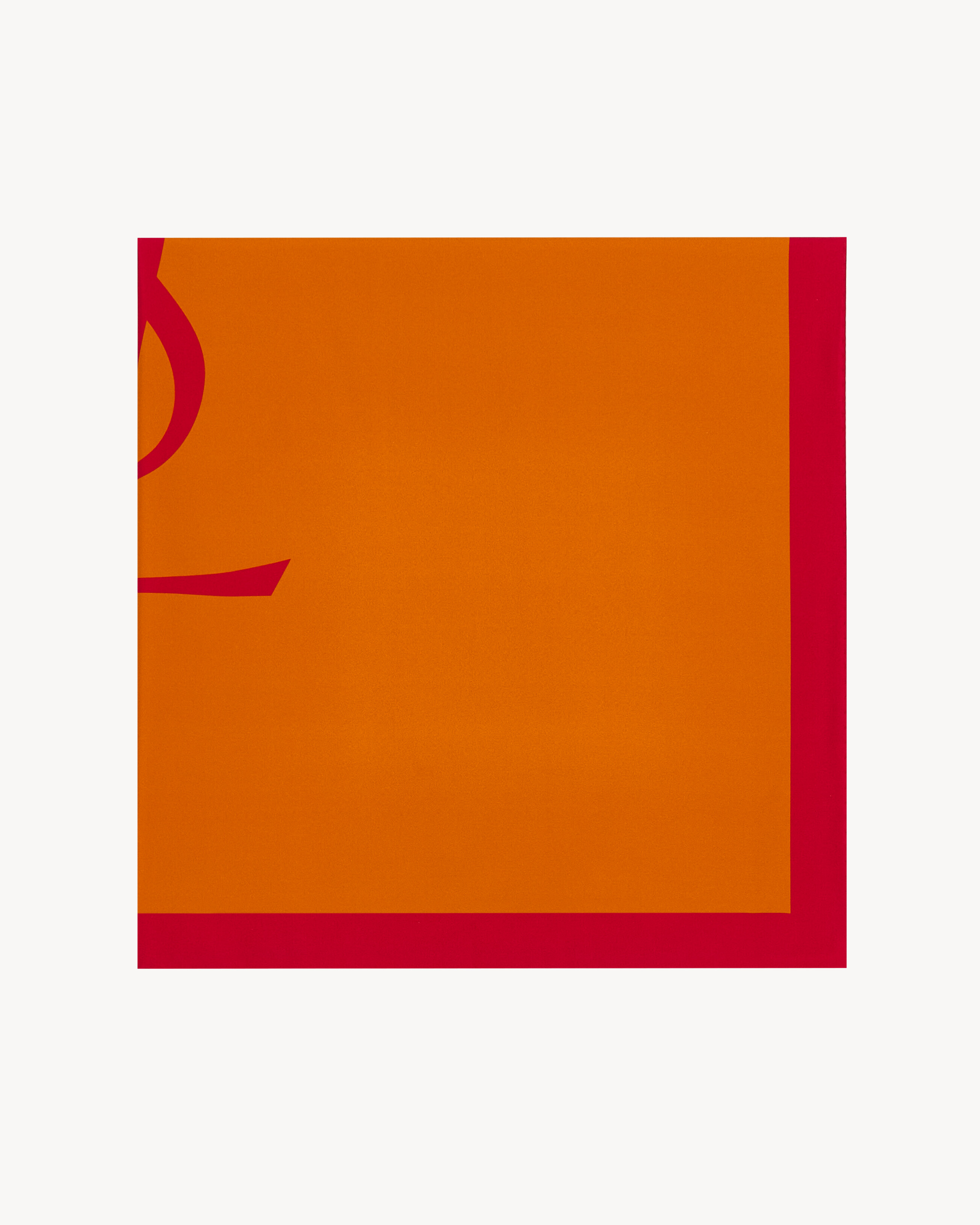 CASSANDRE square scarf in silk twill