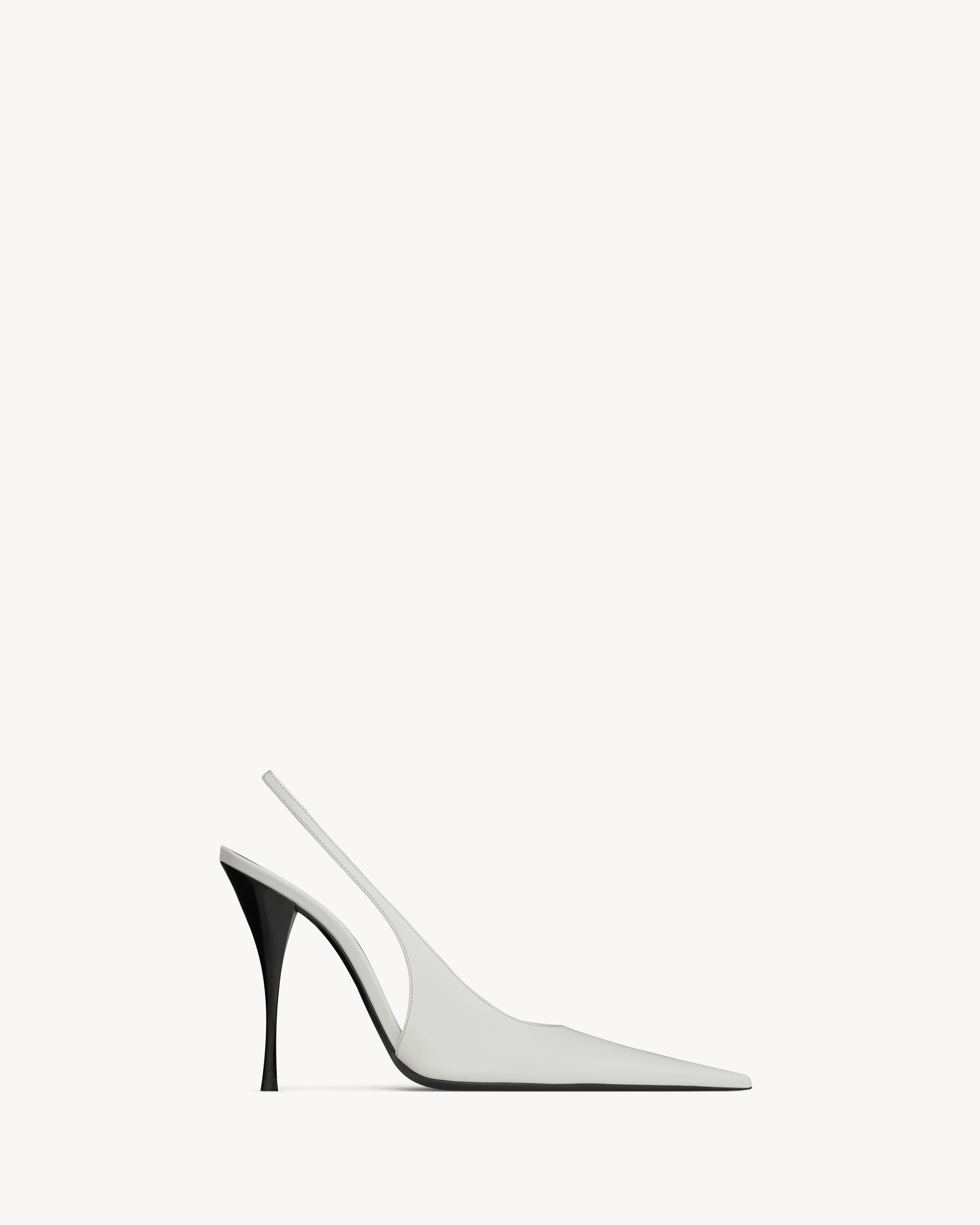 P.A.R.I.S. slingback pumps in smooth leather