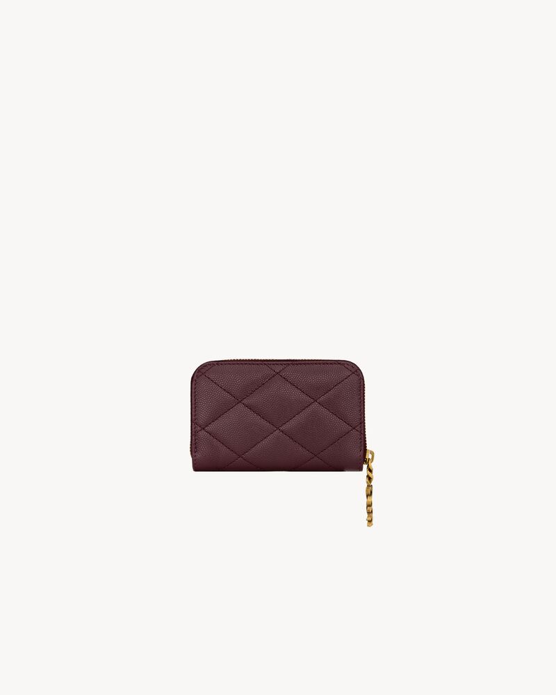 CASSANDRE BIJOU change purse in GRAIN DE POUDRE leather