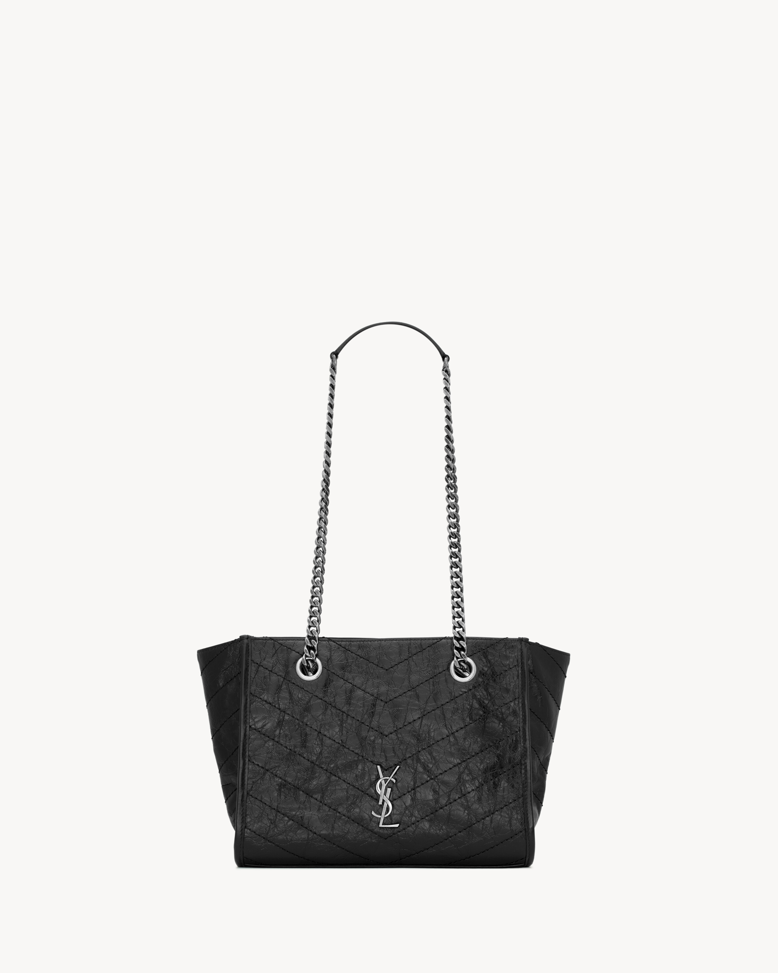 NIKI small shopping in vintage leather