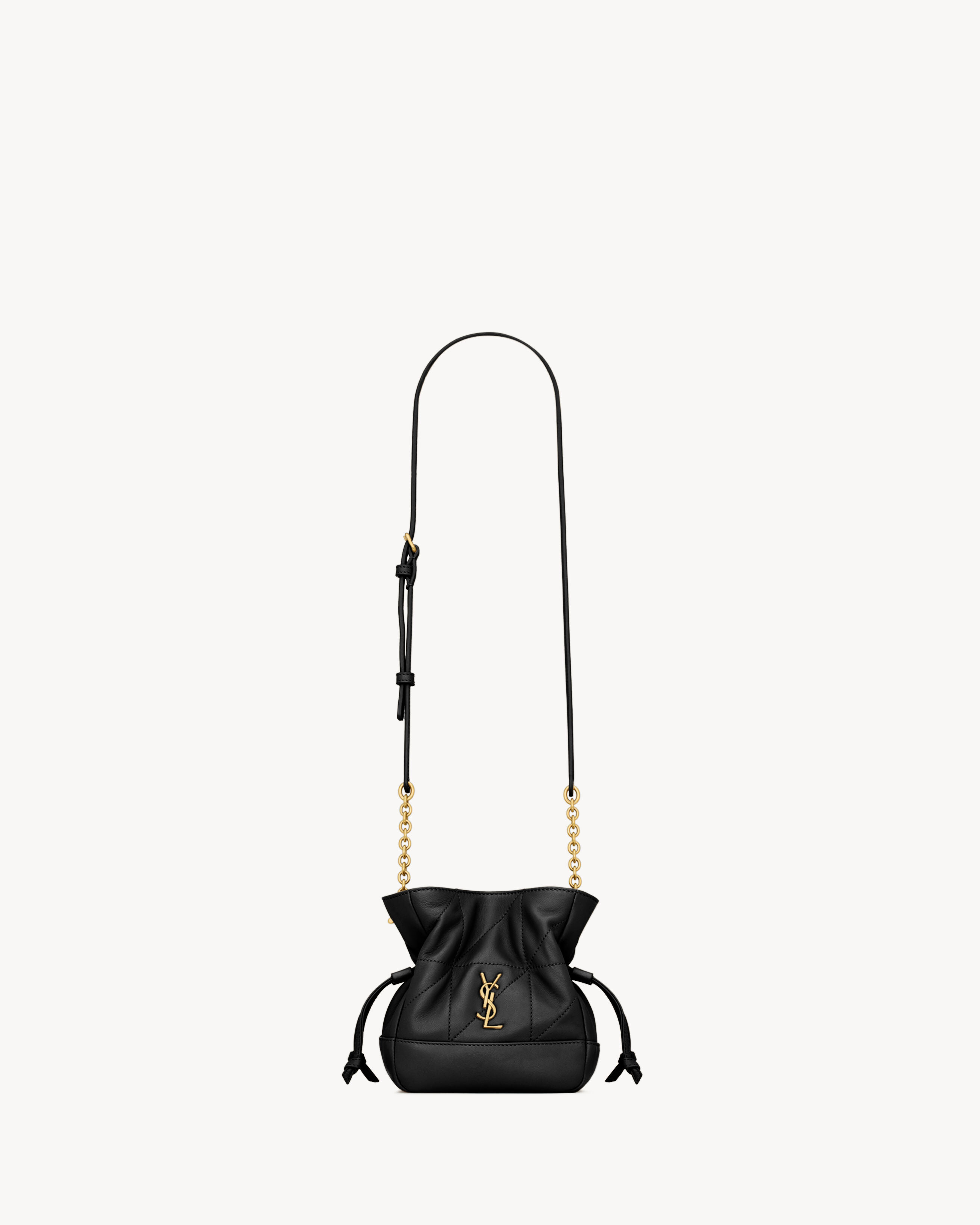 JAMIE mini shoulder pouch in lambskin