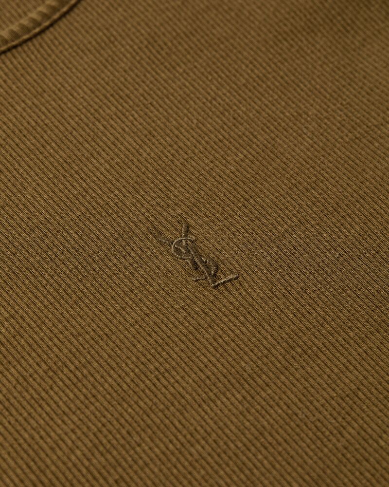 CASSANDRE tank top in ribbed cotton jersey