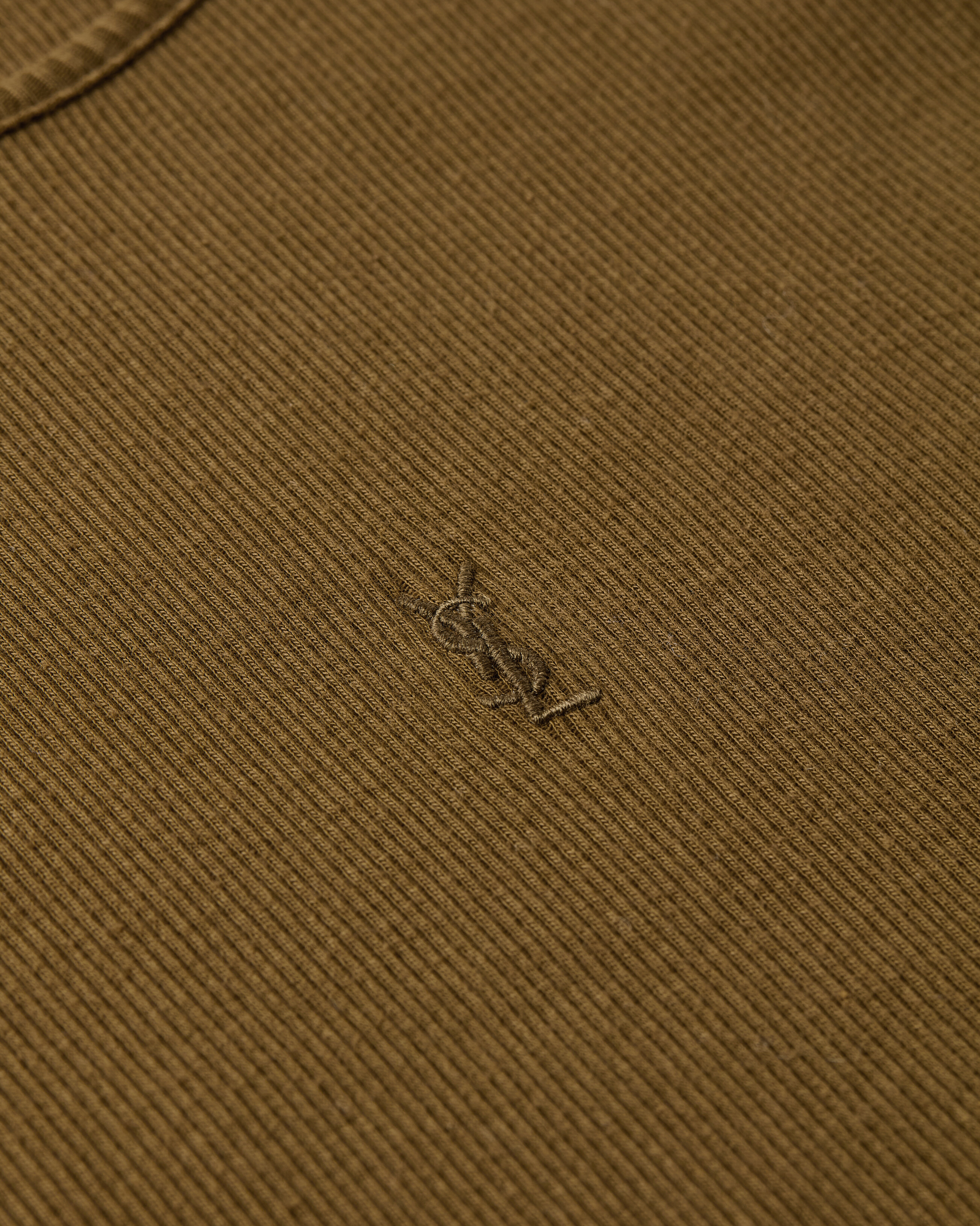 CASSANDRE tank top in ribbed cotton jersey