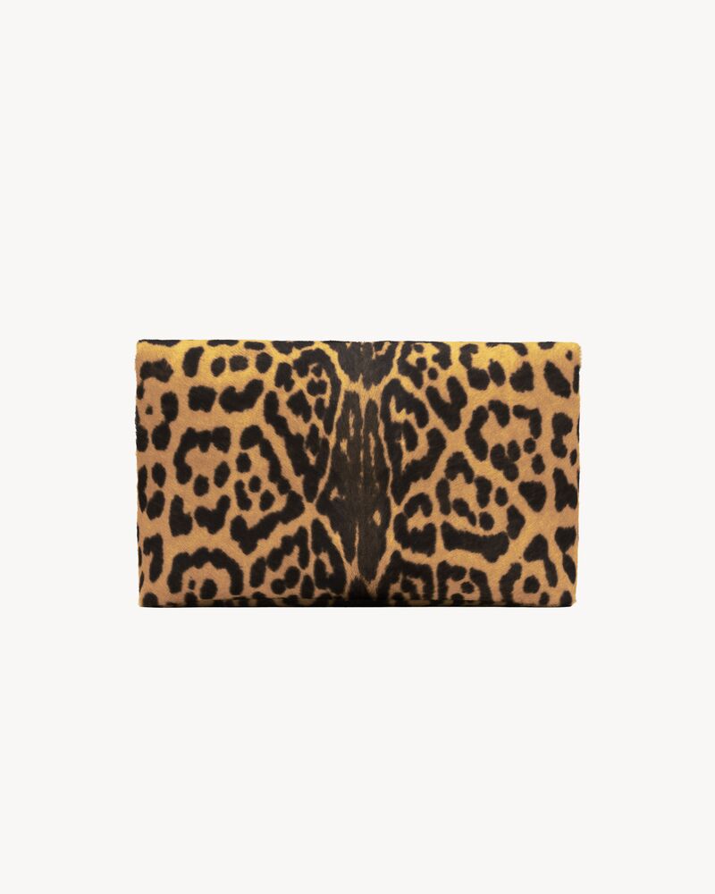 CASSANDRE large envelope pouch in pony hair leather