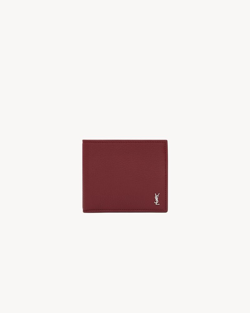TINY CASSANDRE EAST/WEST WALLET IN GRAINED LEATHER