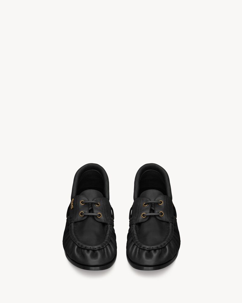 LE LOAFER BATEAU in smooth leather