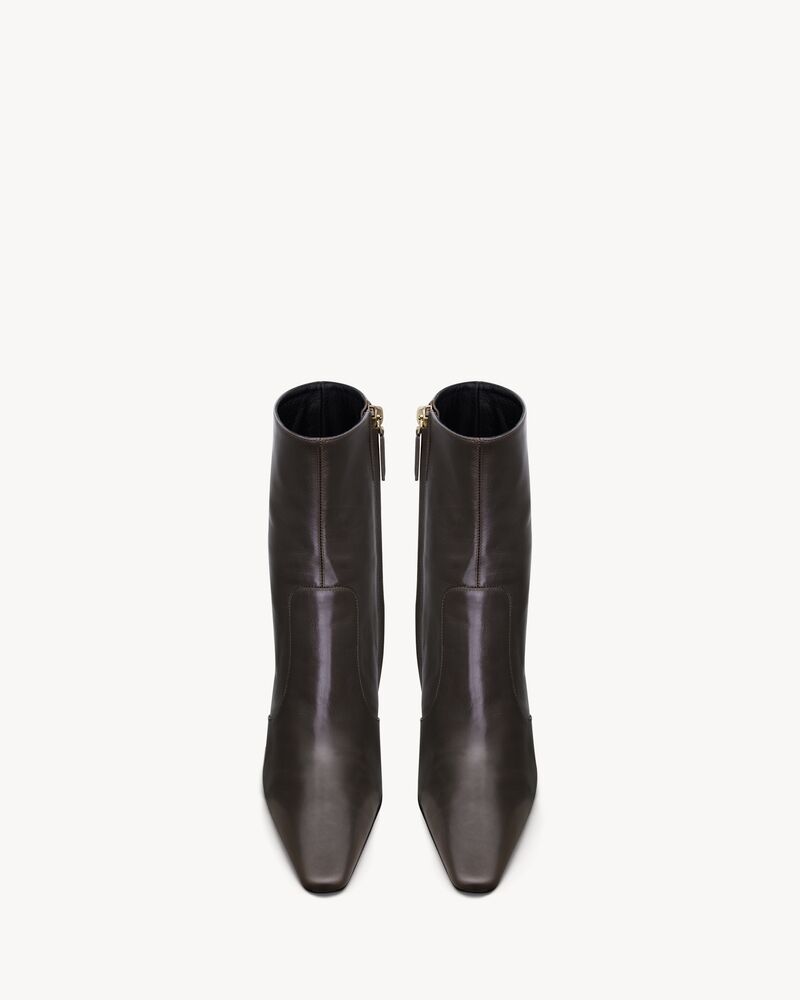 OPYUM booties in smooth leather