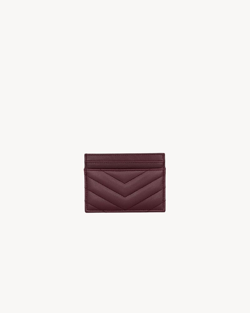 CASSANDRE card case in GRAIN DE POUDRE leather