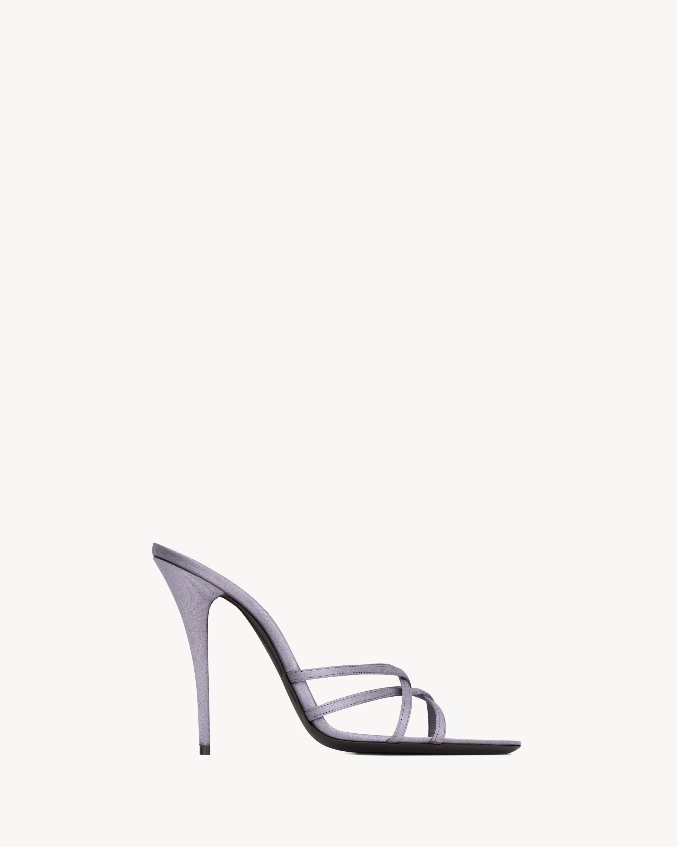 FRANKIE mules in satin crepe