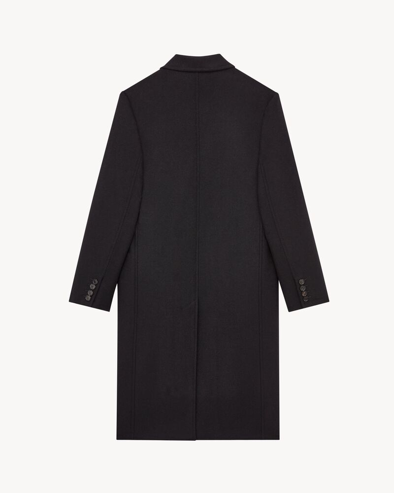 coat in double-face wool felt