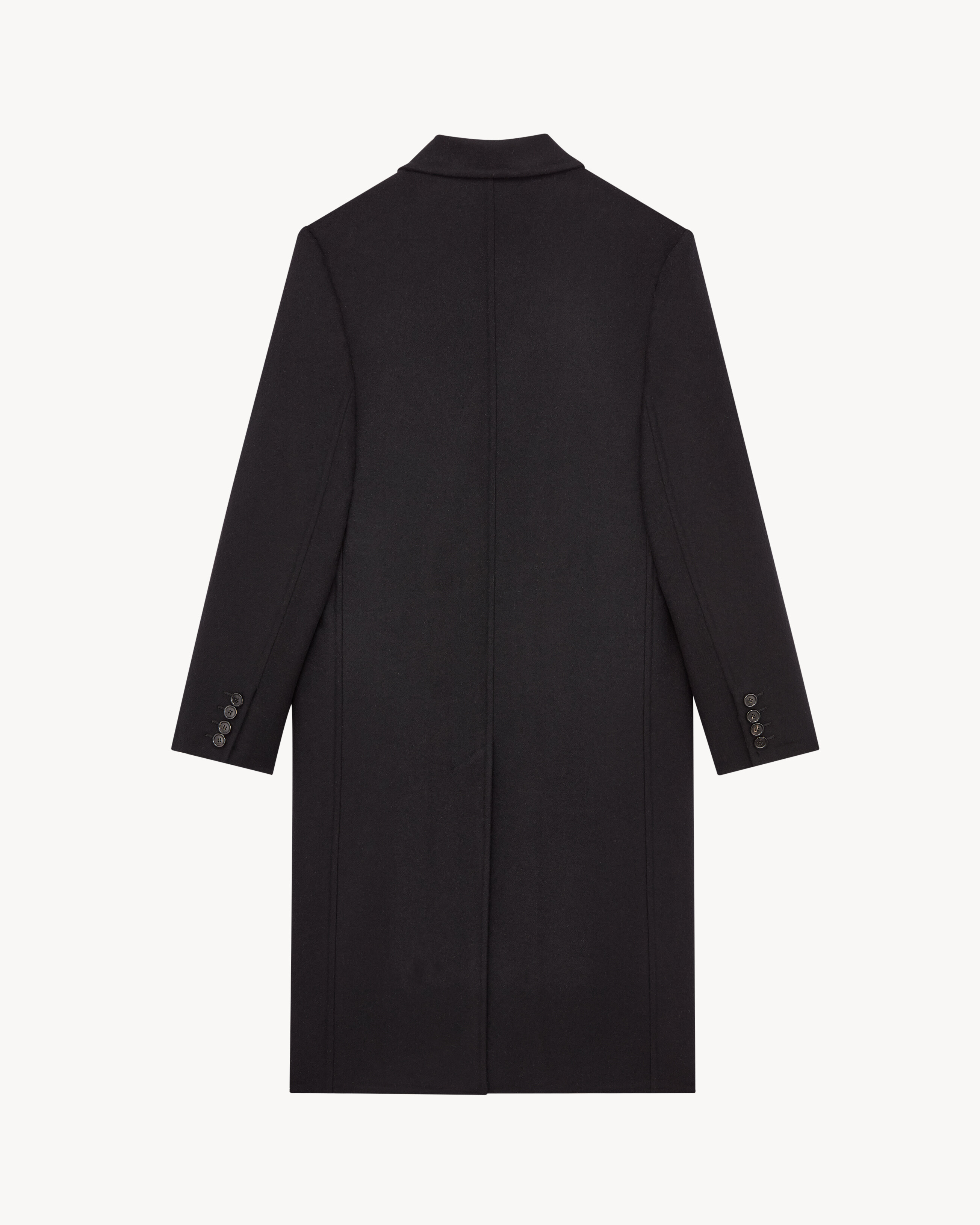 coat in double-face wool felt