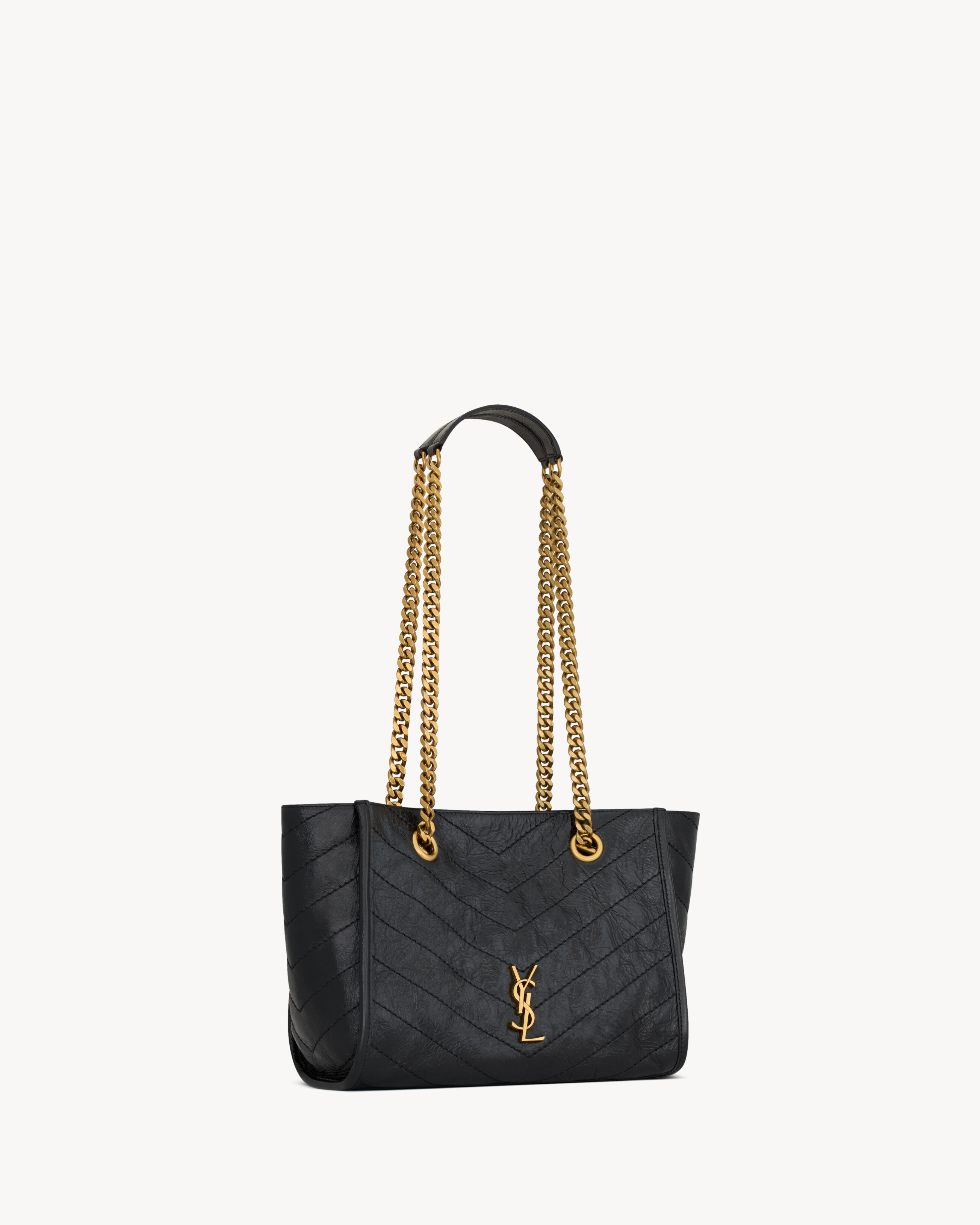 Bolso shopper pequeño Niki de piel vintage