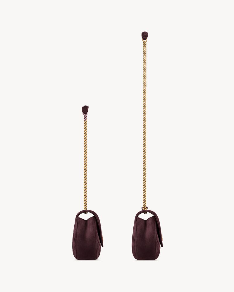 LOULOU small in MATELASSÉ suede