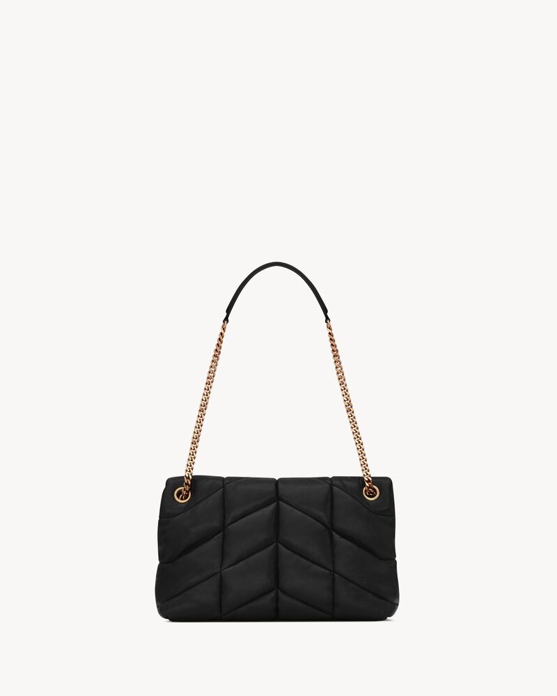 Puffer small de piel de cordero