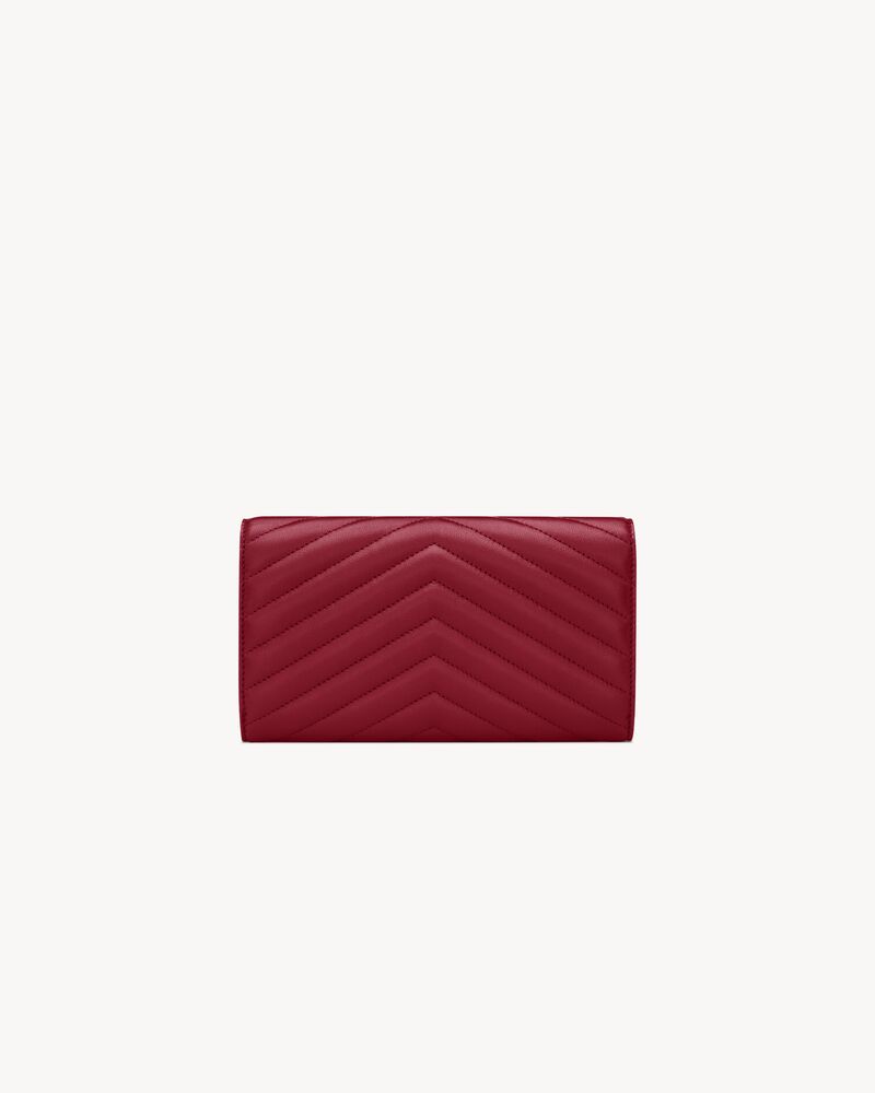 CASSANDRE large flap wallet in lambskin