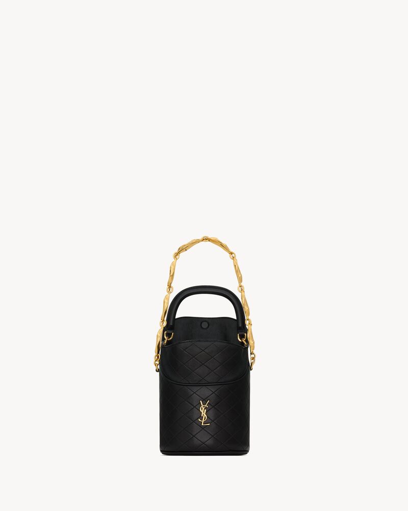 GABY BUCKET BAG IN LEATHER