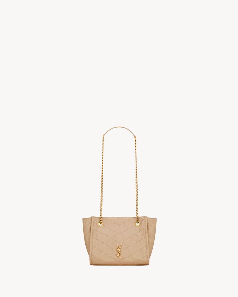 NIKI mini shopping in vintage leather