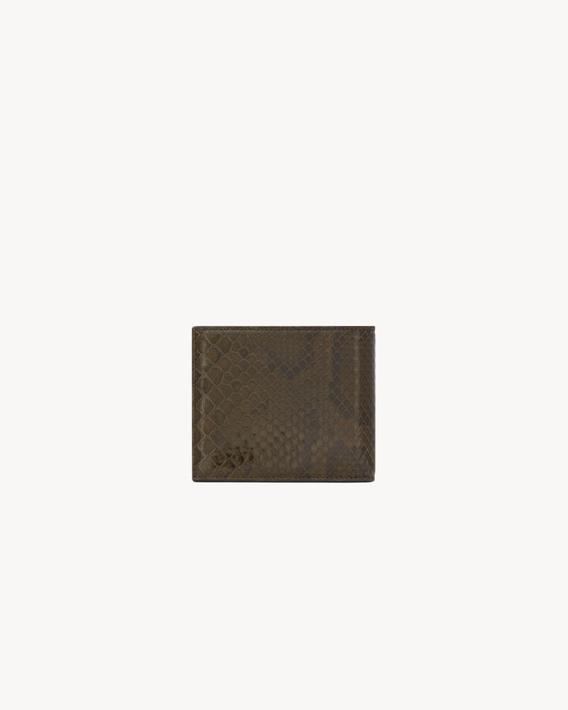 SAINT LAURENT PARIS East/West wallet in python