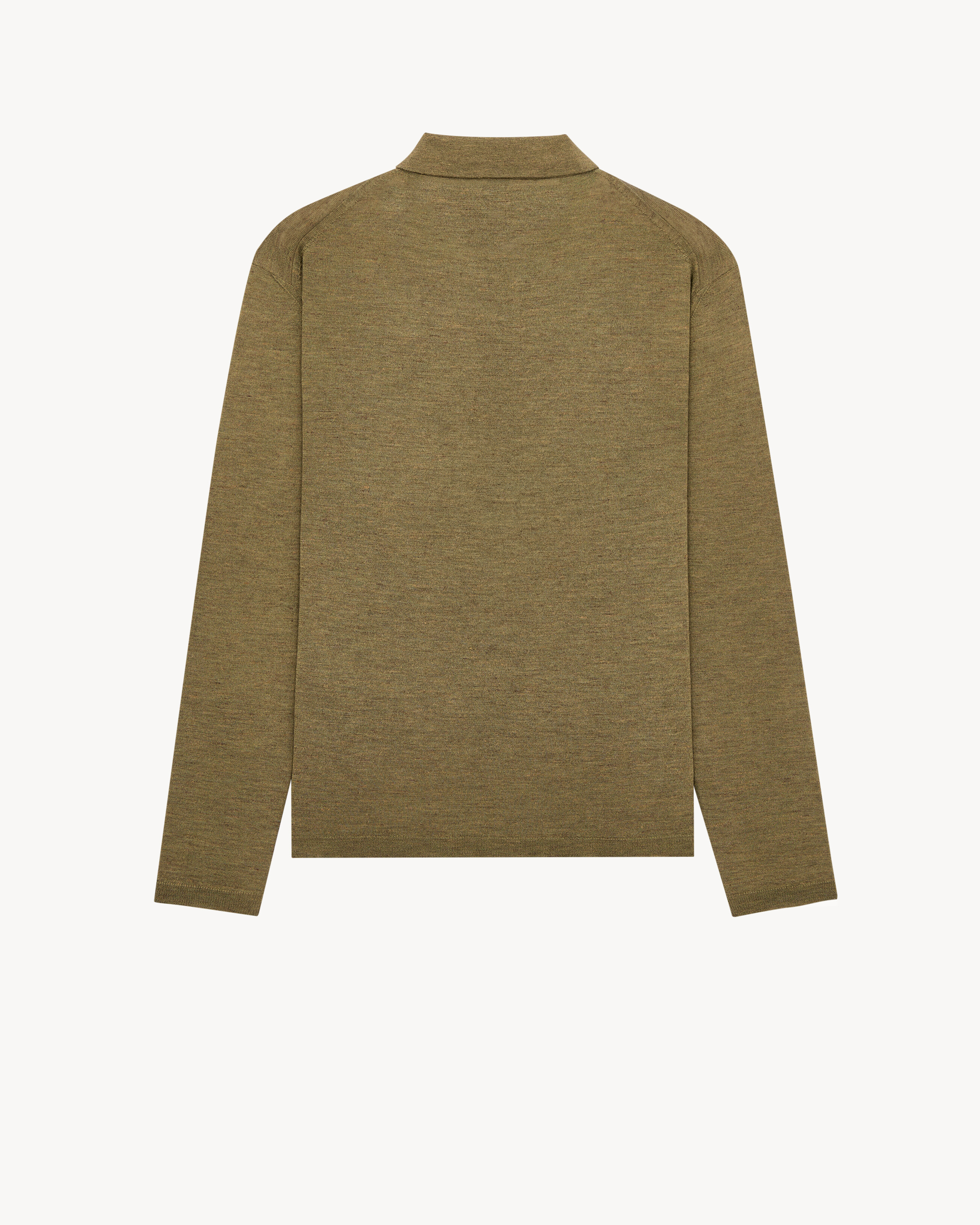 polo in cashmere, silk, and linen
