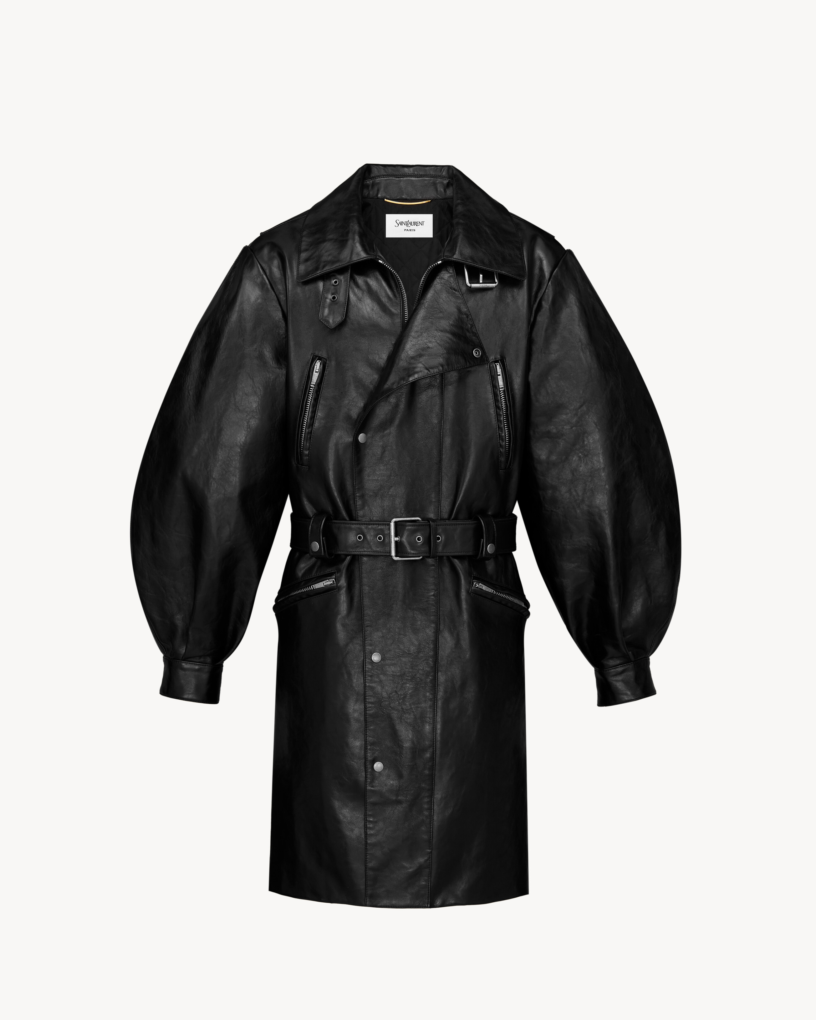 バルーンスリーブ ジャケット（グレインレザー）