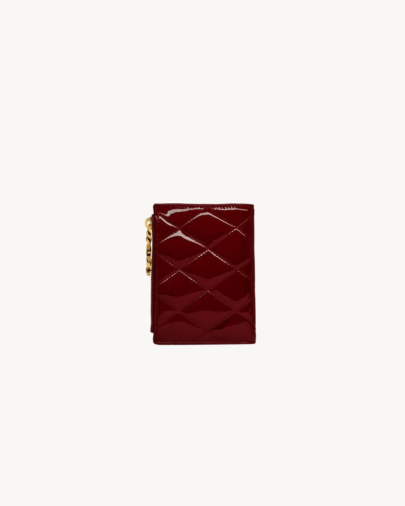 CASSANDRE BIJOU bi-fold wallet in patent leather